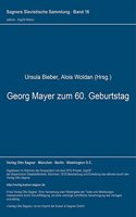 Georg Mayer Zum 60. Geburtstag