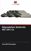 Dégradation desforets WC-10% Co