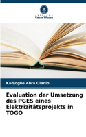 Evaluation der Umsetzung des PGES eines Elektrizitätsprojekts in TOGO