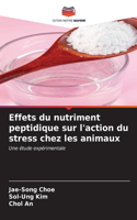 Effets du nutriment peptidique sur l'action du stress chez les animaux