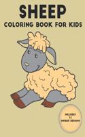 Sheep Coloring Book For Kids