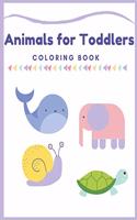 Animals for Toddlers Coloring Book