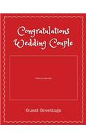Congratulations Wedding Couples
