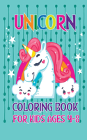 Unicorn Coloring Book for Kids Ages 4-8