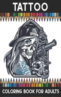 Tattoo coloring book adults