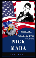Nick Mara Americana Coloring Book for Adults