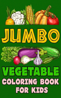 Jumbo Vegetable Coloring Book for Kids