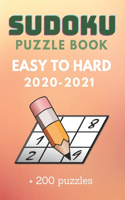 Sudoku puzzle book easy to hard 2020-2021