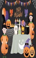 Happy Halloween: Coloring Book for Toddlers, Kids, a Great Gift, Holiday Coloring Books for, Boys, Girls 4-8 ( 132 Pages )Large 8.5 x 11.