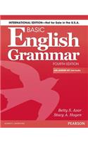 Basic English Grammar Student Book with Answer Key, International Version