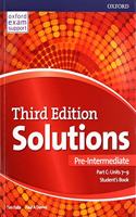 Solutions: Pre-Intermediate: Student's Book C Units 7-9
