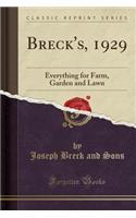 Breck's, 1929