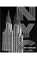 Iconic Chrysler Building New York City Drawing Writing journal