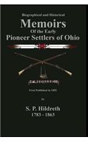 Memoirs of the Early Pioneer Settlers of Ohio
