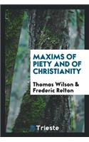 Maxims of Piety and of Christianity