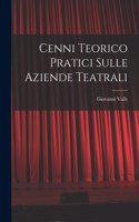 Cenni Teorico pratici sulle Aziende Teatrali