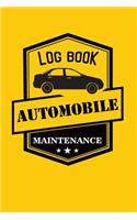 Automobile Maintenance Log Book