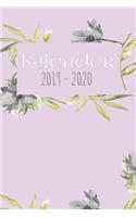 Kalender 2019 - 2020