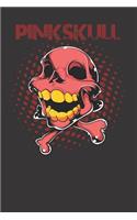 Pink Skull Notebook Journal: Pink Skull Notebook Journal Gift College Ruled 6 x 9 120 Pages