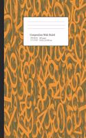 Composition Notebook: 7.5 x 9.25 Wide Ruled Paper Notebook for Students, Home School, Pre-School to College great for Writing Notes