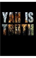 Yah Is Truth Hebrew Journal: 200 Page 6 x 9 Wide Ruled Blank Lined Journal Spiritual Bible Verses Journal