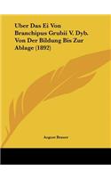 Uber Das Ei Von Branchipus Grubii V. Dyb. Von Der Bildung Bis Zur Ablage (1892)