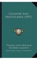 Calidore And Miscellanea (1891)