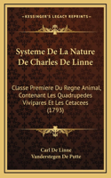 Systeme De La Nature De Charles De Linne