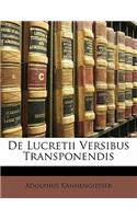 de Lucretii Versibus Transponendis
