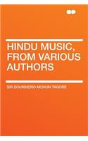Hindu Music, from Various Authors: (English)