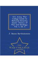 U.S. Army War College Guide to National Security Issues