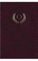 Monogram "O" Notebook: 150 page Journal Diary Notebook