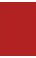 Journal Firebrick Red Color Simple Plain Firebrick Red: (Notebook, Diary, Blank Book)