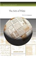 The Acts of Pilate: (11 Analecta Gorgiana)