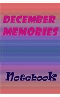 December Memories Notebook, New Year Gift, Gift For friends