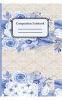 Composition Notebook: A Notebook to Write in for Everyone. Spacious 6 x 9. Used for an Everyday Writer for Men, Women, Children, Housewives and Teens With A Brown Designs