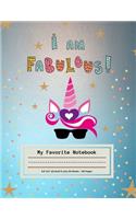I am Fabulous My Favorite notebook