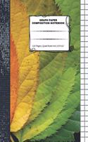 Graph Paper Composition Notebook: 110 Pages - Quad Ruled 4x4 - 8.5" x 11" Autumn Large Notebook with Grid Paper - Math Notebook For Students