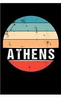 Athens: 100 Pages 6 'x 9' - Travel Journal or Notebook