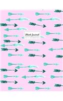 Empty Sketch Book and Storybook, Boho Watercolor Arrows (Blank Storybooks)