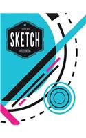 Sketchbook: Minimalist: Book: 120 Pages of 8.5" x 11" Blank Paper for Drawing, Doodling or Sketching (Sketchbooks)