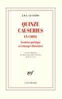 Quinze causeries