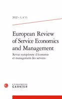 Revue Europeenne d'Economie Et Management Des Services