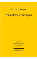 Persönliche Leistungen