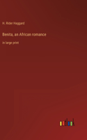 Benita, an African romance