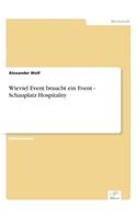 Wieviel Event braucht ein Event - Schauplatz Hospitality