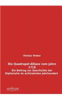 Die Quadrupel-Allianz vom Jahre 1718