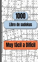 1000 Sudokus de muy fácil a difícil