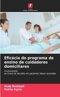 Eficácia do programa de ensino de cuidadores domiciliares