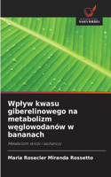 Wplyw kwasu giberelinowego na metabolizm węglowodanów w bananach